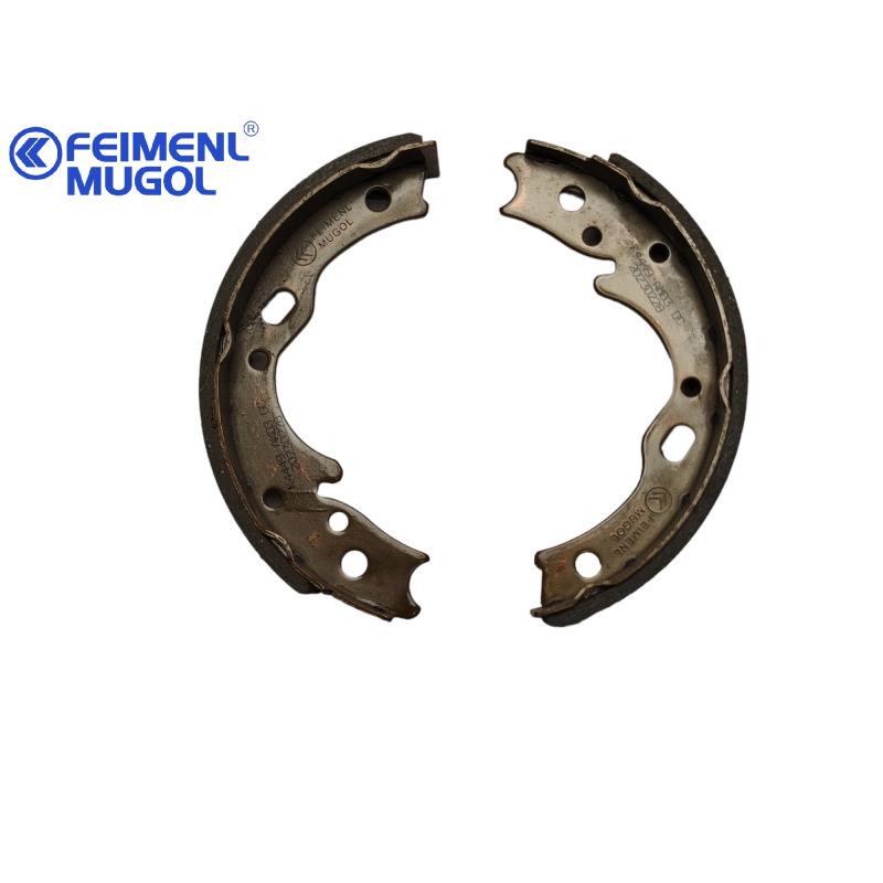 

Jiangling Kaiyun Euro III Brake Kit: Handbrake Shoe, Front & Rear Brake Shoes, Tesun Front & Rear Brake Pads, Rear Wheel.
