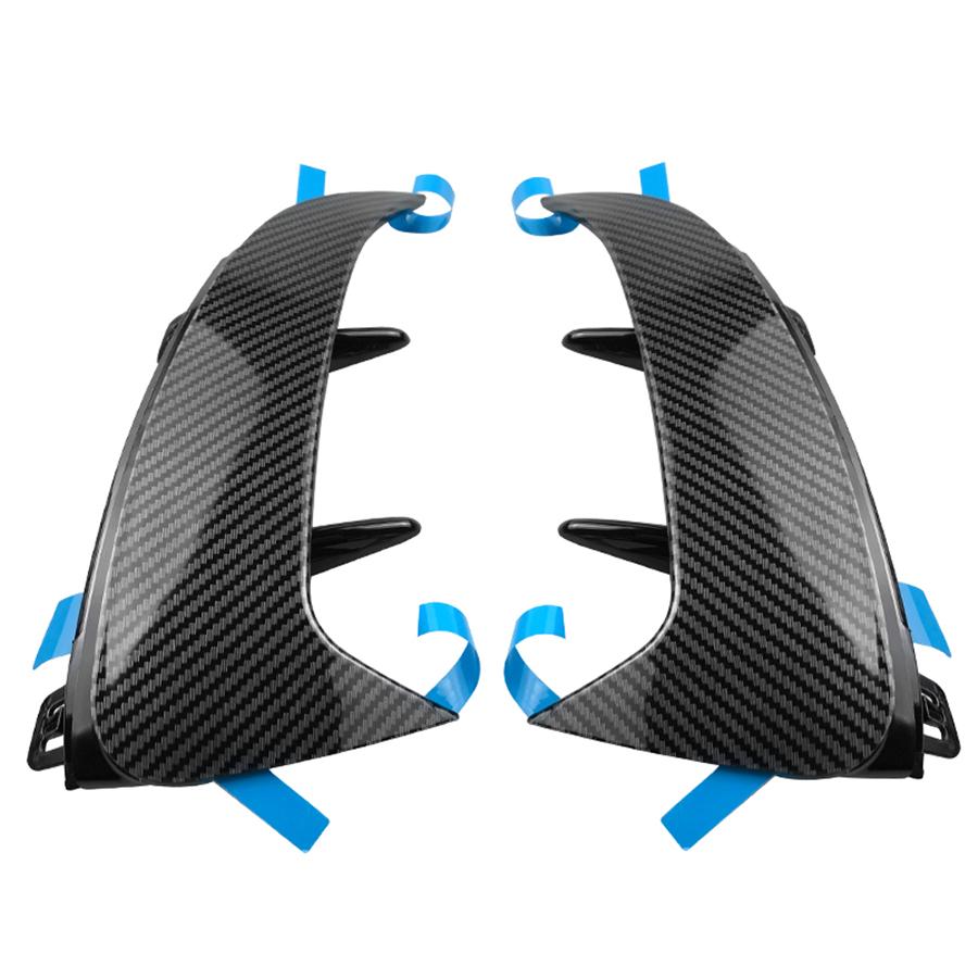Rear Bumper Trim Lip Spoiler Fins For Mercedes A-Class W177 Hatchback 2019-2022