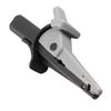 Insulated Test Clamp Safe 20mm Opening Current Test Clip with 4mm Banana Socket for Car Trucks Electrical ProjectsBlack