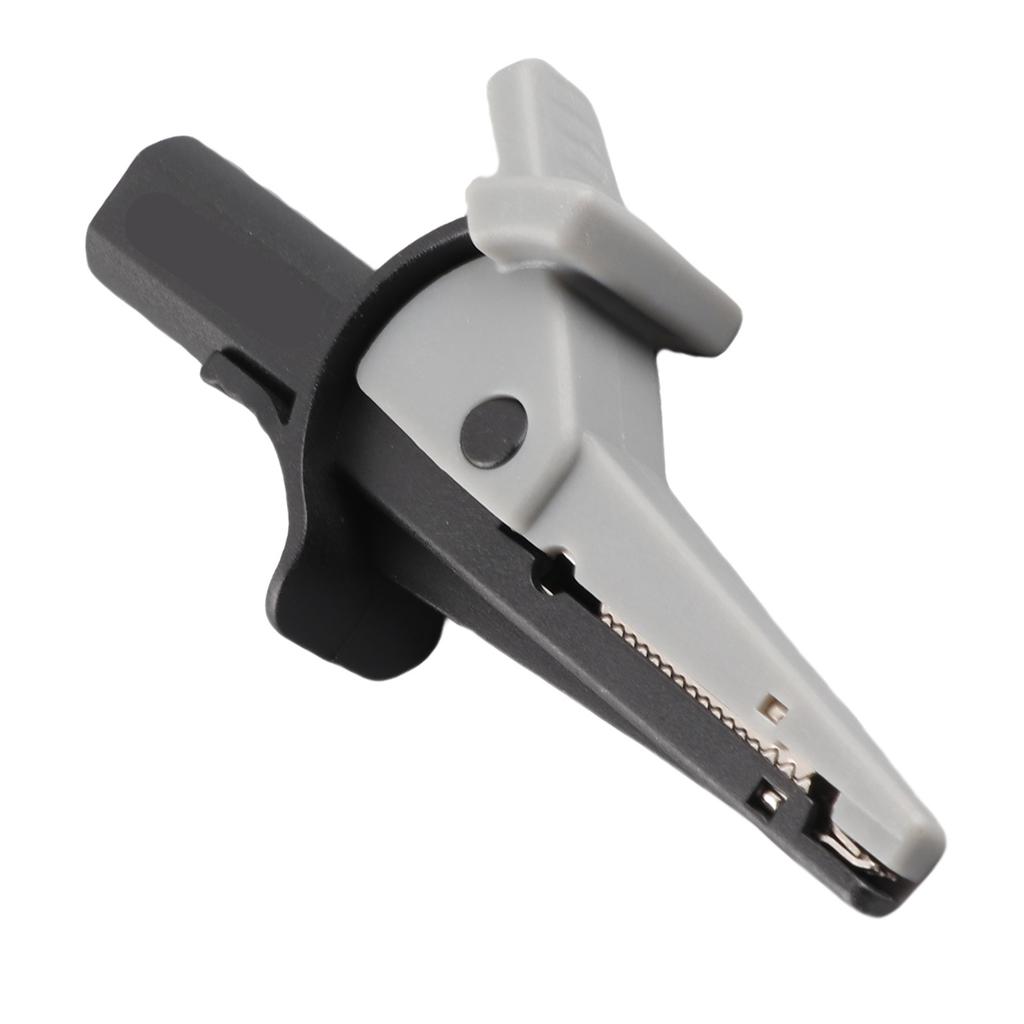 Insulated Test Clamp Safe 20mm Opening Current Test Clip with 4mm Banana Socket for Car Trucks Electrical ProjectsBlack
