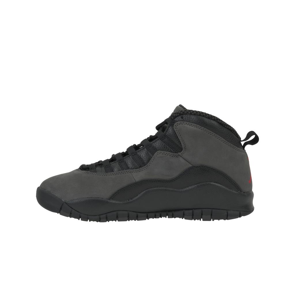 Air Jordan 10 Retro Shadow 2025 Scarpe da Ginnastica da Uomo Grigio Grigio Carbone Rosso Vero HJ6779-001