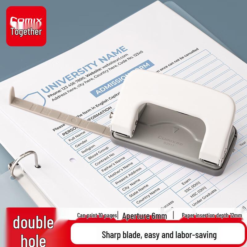 Comix Two-Hole Paper Punch