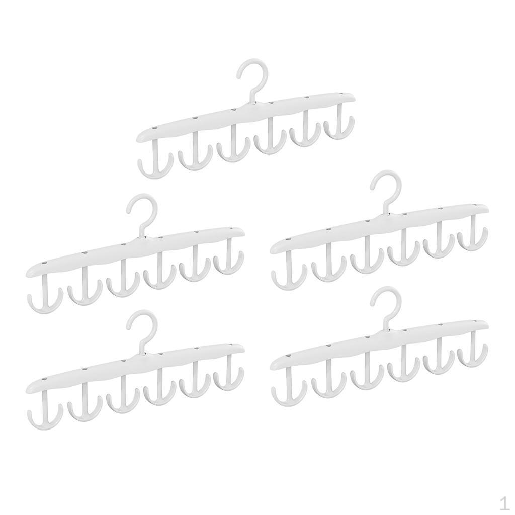 Вращающиеся на 360 градусов вешалки для одежды для эффективного хранения White 1159₽