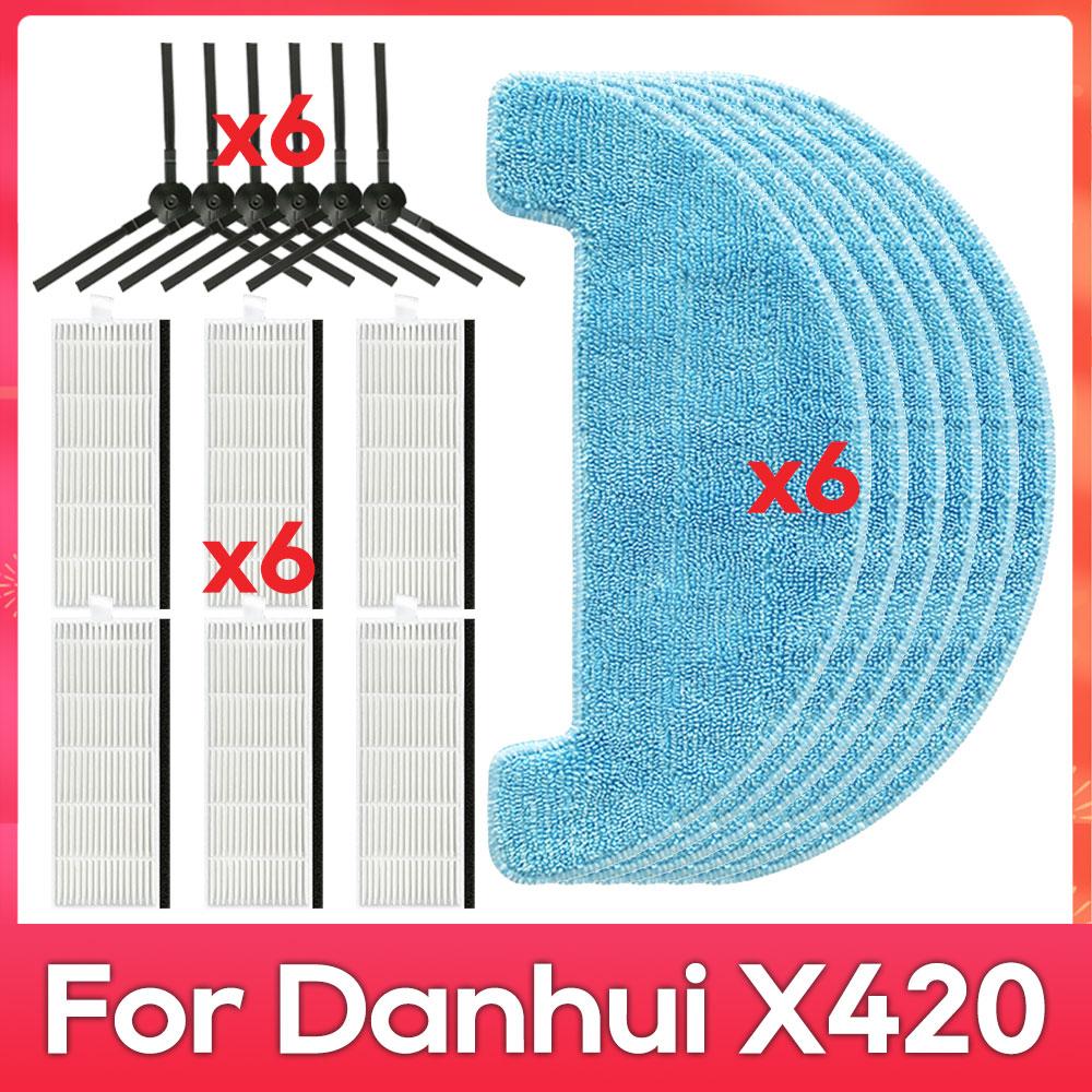 Fit For ( Danhui X420, Haier HSR Care, KitFort KT 590, Isweep D520, Gutrend Style Aqua 200 ) Brush Filter Mop Part Accessories