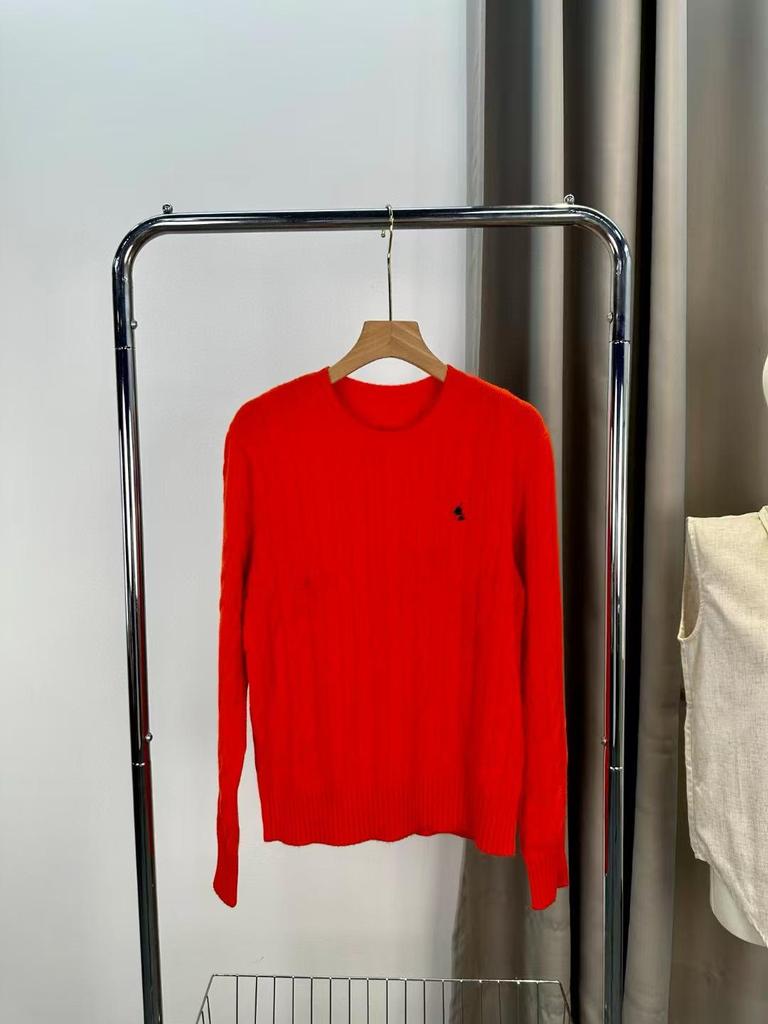 Pulover tricotat cu broderie Pony