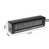 Adeeing EC88 Car Thermometer  Clock  Voltmeter Electronic Clock Two-color Electronic Thermometer