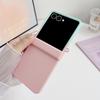 Matte Farbkollisionshülle für Samsung Galaxy Z Flip 7 6  4 3 Zflip flip7 Gradient Zweifarbig Hart Stoßfest Abdeckung