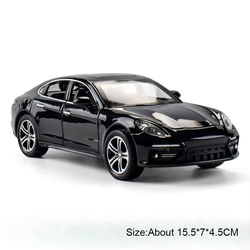 1:32 Macan Panamera Modèle de Voiture de Sport en Alliage Jouets Moulés Sous Pression Portes 4 Portes Ouvertes Avec Son Lumière Rétroaction Métal Véhicules Cadeaux Garçons