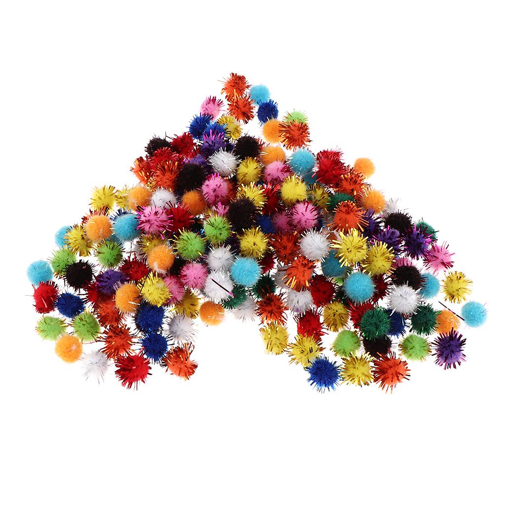 200/300 Pcs Glitter TINSEL BALLS s Cat Toys , Multicolor, as described