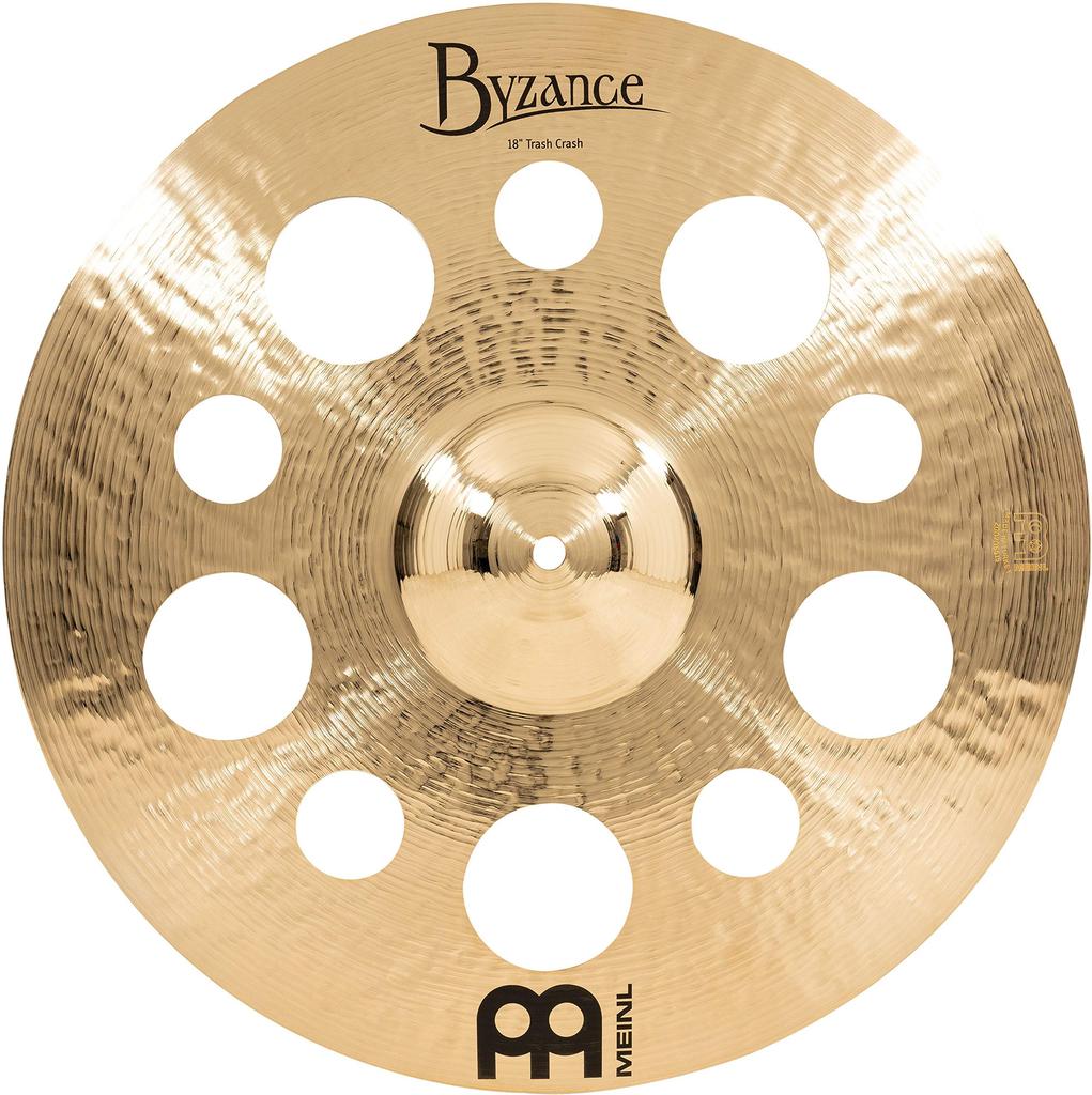 MEINL Cymbals Byzance Brilliant Series Trash Crash Cymbal 18" B18TRC-B