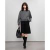 Demana Women's Air Layer Belted Drop Shoulder Sweatshirt