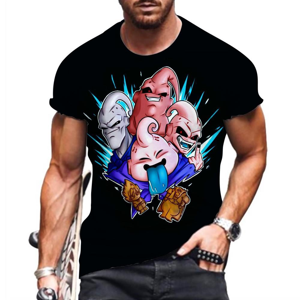 

Летняя мужская футболка с 3D-принтом, аниме-одежда, трендовые топы, футболки больших размеров, детские футболки 2000 года, новые, с коротким рукавом, модные, с коротким рукавом 6XL