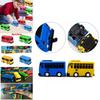 High-quality Mini Bus In Nine Colors With Working Doors Educational Toy Set
