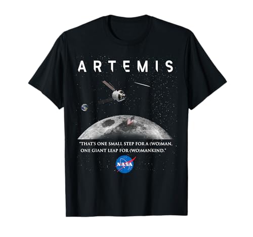 NASA Artemis Orion Moon Insignia Meatball Logo T-Shirt