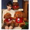 Bear Teddy Stuffed Toy Girl Birthday Gift Cartoon Cute Sweater Dog Figure Action