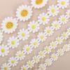 Bright Embroidered Headwear Decor Handmade DIY Craft Daisy Lace Trim Sewing Supplies Ribbon