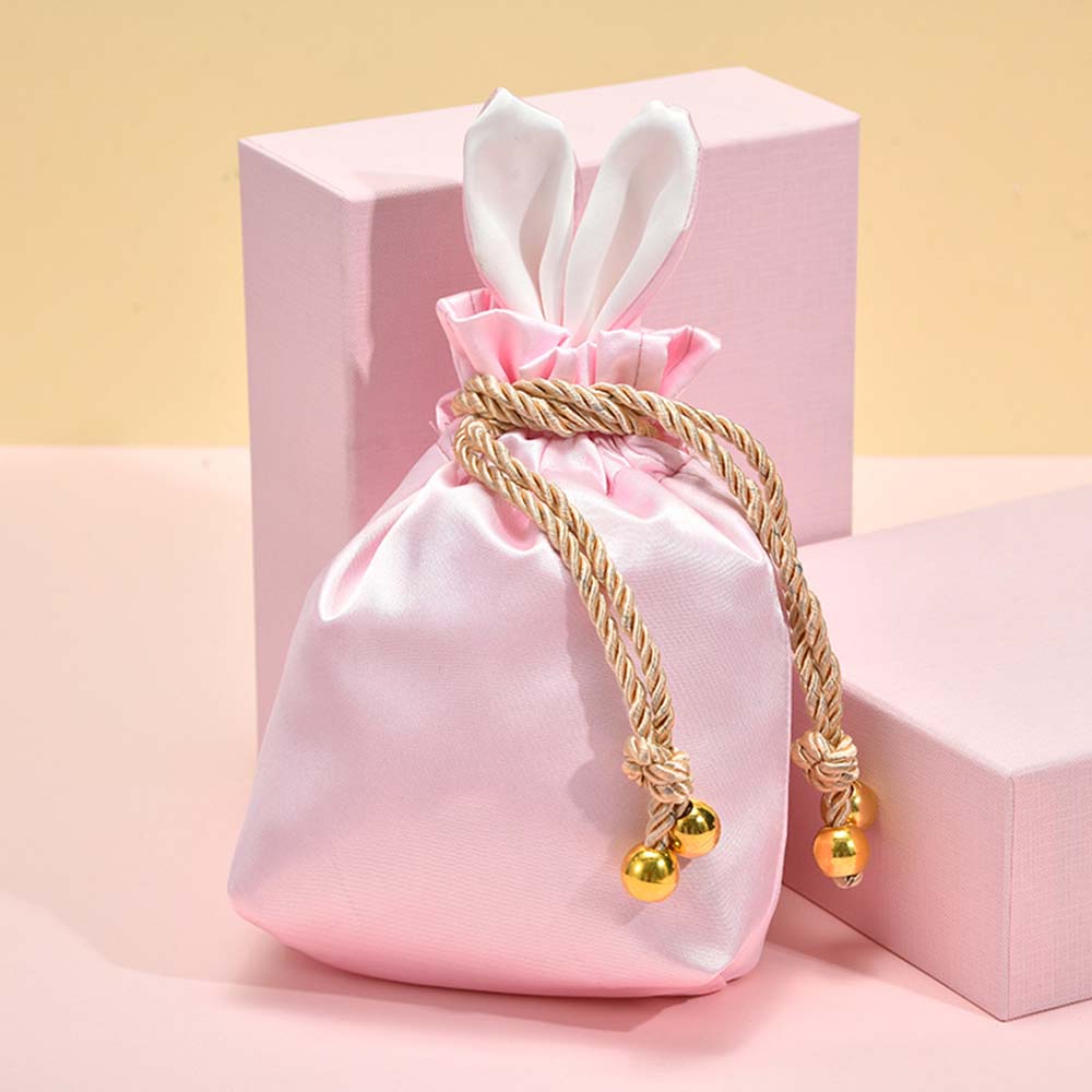 

Large Easter Bags Cute Bunny Gift Packing Bags Happy Easter Decoration 2024 Rabbit Chocolate Candy Bags Wedding Birthday Decor