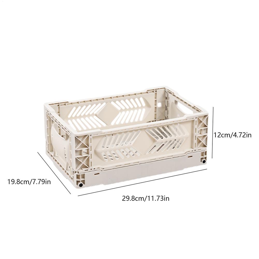 Storage Crates For Organizing 5L Folding Storage Bins Container Basket Desk Organization Cabinet Corner Sundry Organizer With