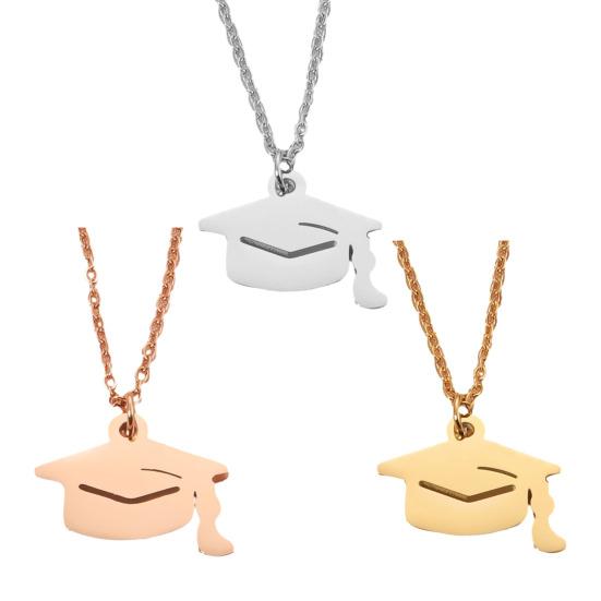 Graduation Cap Necklace Unisex Graduation Cap Charm Necklace Graduation Keepsake Jewelry Gift for Best Friend Graduate