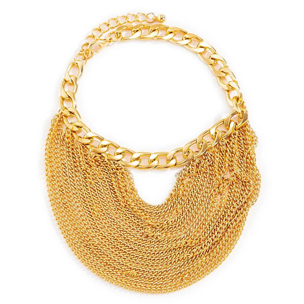 Sexy Elegant Multilayer Long Tassel Chain Anklets for Women Exquisite Gold Color High Heel Shoes Feet Chains Wed Party Jewelry