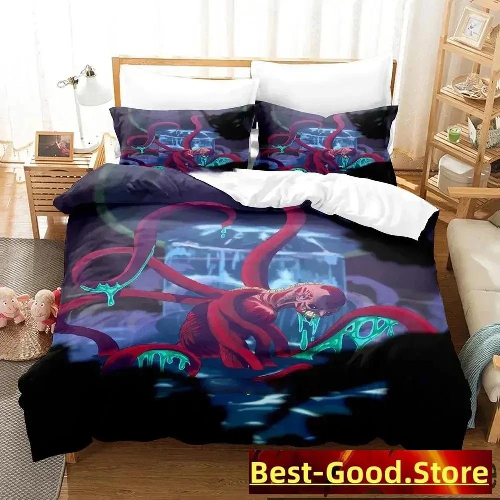 

Comforter 3D Print Anime Parasyte Bedding Set Bed Set Comforter King Queen Size Boys Adult Bedding Set Comforter (quilt)-EU Single(135*200cm)3pcs