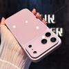 Official Tempered Glass Phone Case For For Iphone 17 Air 13 14 1 16 Pro Max 17Pro 16Pro  Hard Shockproof Protector Cover