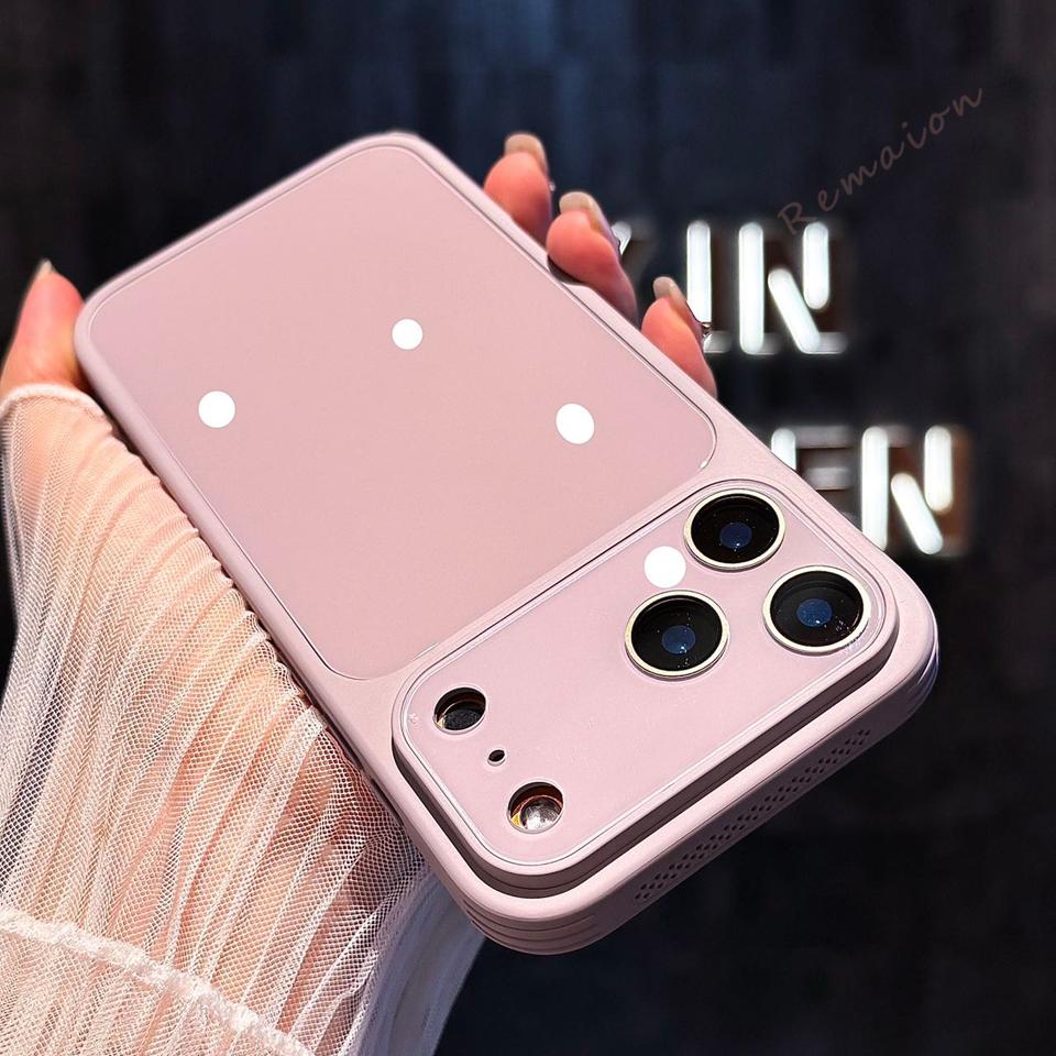 Official Tempered Glass Phone Case For For Iphone 17 Air 13 14 1 16 Pro Max 17Pro 16Pro Hard Shockproof Protector Cover