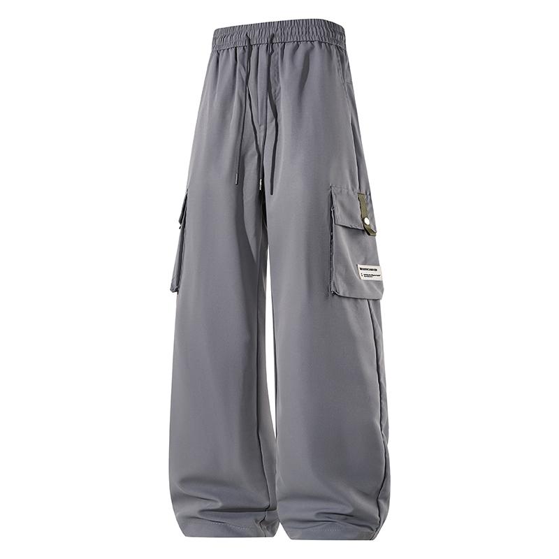 Men's Loose Straight Leg Pants, Men's Casual Pants