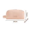 New Corduroy Travel Makeup Bag Portable Zipper Cosmetic Bag with Handle Large Capacity Toiletry Bag for Women