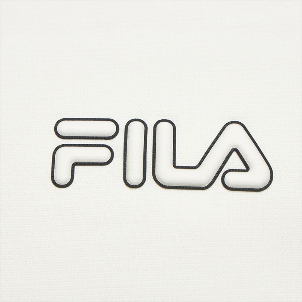 FILA Heritage Classic Versatile Comfortable Polo Shirt Men tops Cloud-Mushroom-White F61M628101FWT
