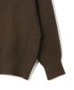 KNITTED Cotton Minimalist Round Knit Brown