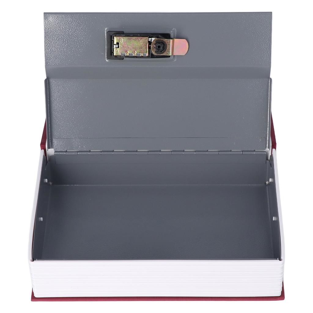 Book Safe Case Simulation Portable Safe Storage Box with Combination Lock for Bank Cards Jewelry