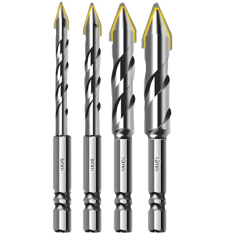 Carbide Eccentric Drill Bit for Electric Drills - Ideal for Round Hole Drilling in Concrete, Brick, and Porcelain Tiles.