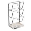 Brangdy 3-Layer Stainless Steel Wall-Mounted Pot Lid Holder