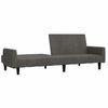 Vidaxl 2-Seater Sofa, Dark Grey, Upholstered In Velvet