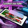 Custom Name Personalized Cristiano Ronaldo Pattern Mousepad, Laptop PC Desk Mat, Decorative Desk Mat for Home Keyboard Pad Gift