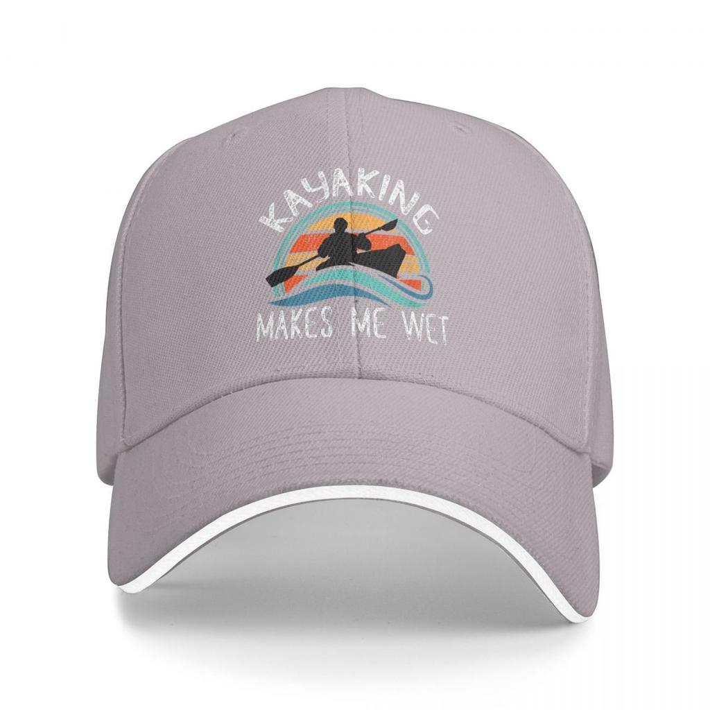Baseball Caps Kayaking Gets Me Wet Vintage Retro Customized Female Male Outdoor Spring Hats