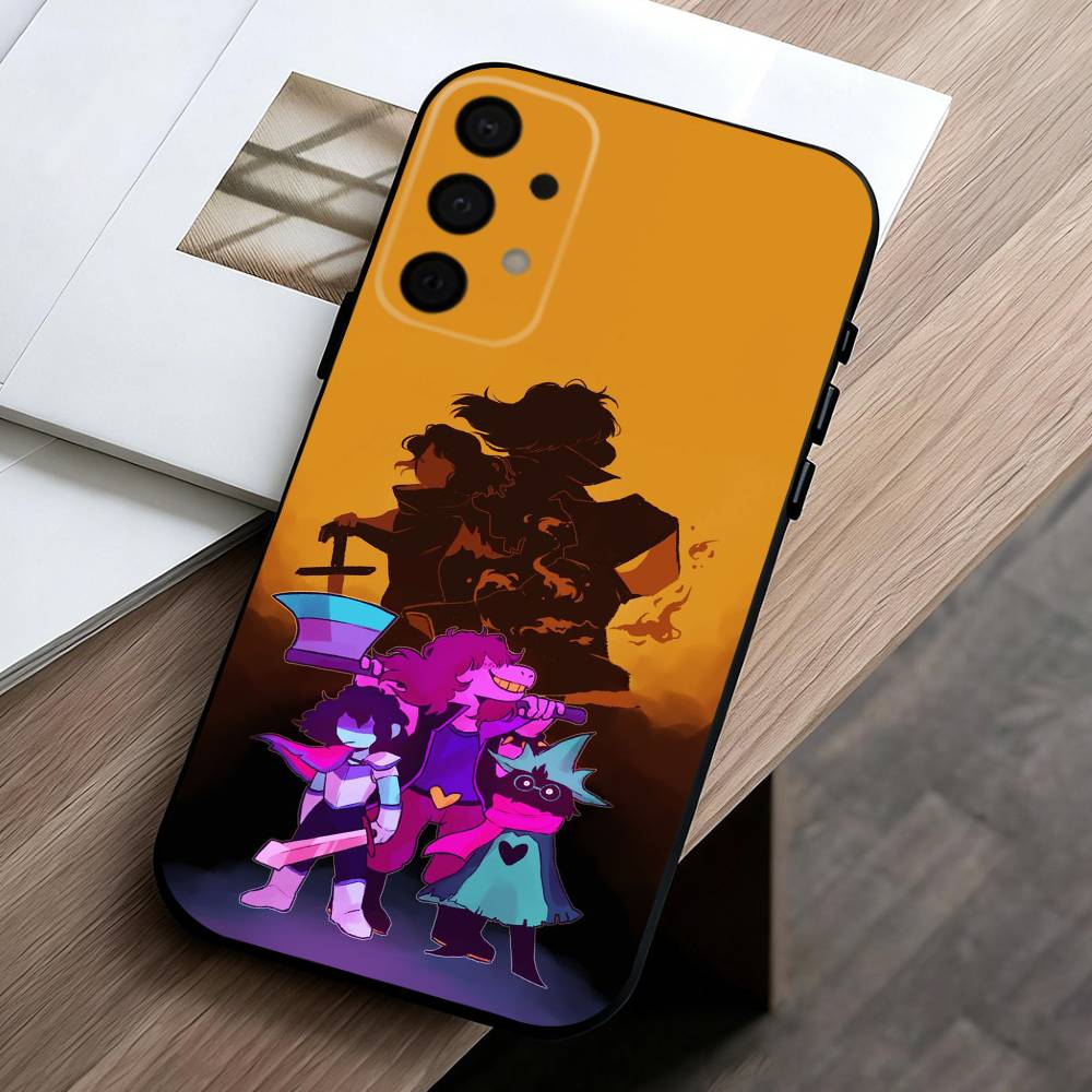 Game D-Deltarune-E  Phone Case For Samsung Galaxy A73,A72,A71,A70,A53,A52,A51,Soft Silicone Black Cover