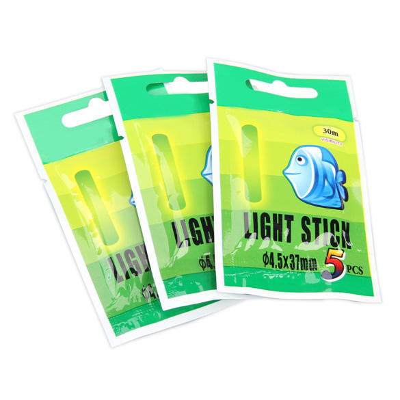 50PCS Fishing Float Light Stick Fireflies Fluorescent Lightstick Night Float Rod Light Dark Glow Stick Fishing Tackle Tool