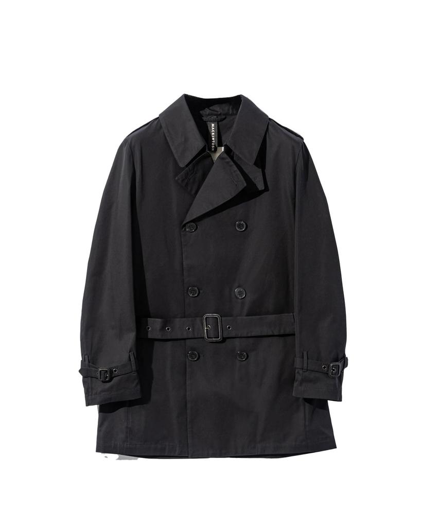 Mackintosh ST JOHN Coat Black Men's GMC-004, [Used]