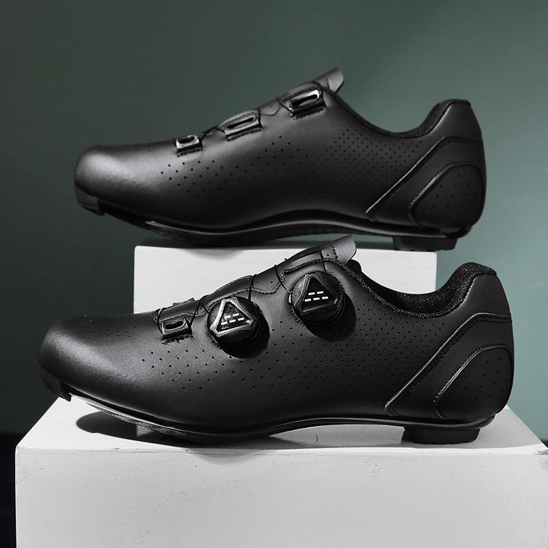 Unisex Breathable Lockable Cycling Shoes - Men's Road & Non-Lock Mountain Bike Shoes Available