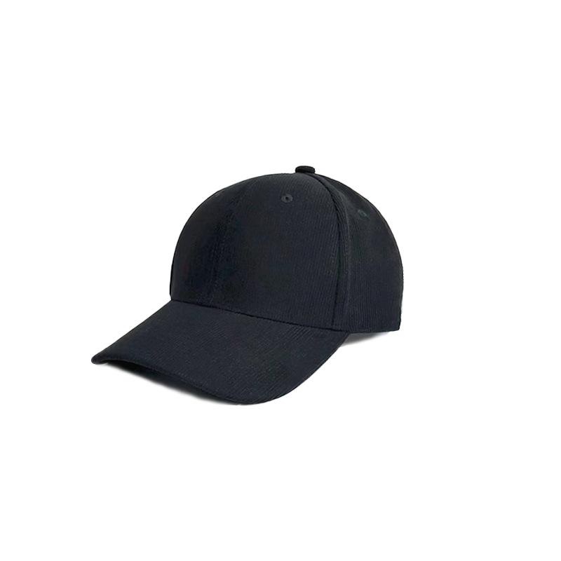 

Retro Solid Color Corduroy Baseball Cap with Embroidery Option