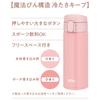 Thermos Vacuum Insulated Straw Bottle, 410ml, Pink Beige, for Kids, Perfect for School or Kindergarten, FJV-400F PBE