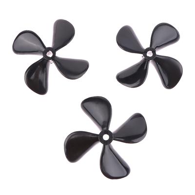 2Pcs 4Mm Rc Boat Four Blades Paddle Positive/Reverse Boat Propeller High Strength Screw D50/55/60/70Mm