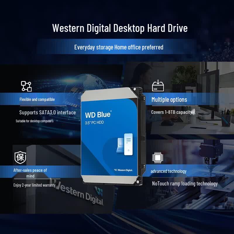 WD Blue 4TB Desktop Hard Drive