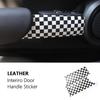 Car Interior Door Handle Knob Leather Sticker For Mini Cooper S F56 F55 R55 R56 R57 R58 R59 Car Interior Stickers Accessories