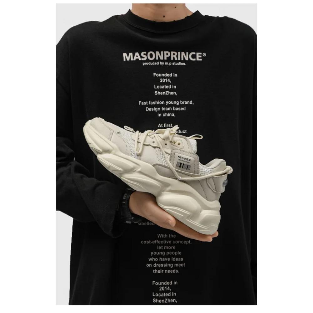 2025Summer Breathable Comfortable Lightweight High Quality New Couple Dad Shoes Casual Sneakers Black Beige36-44