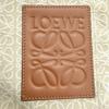 Great LOEWE Clutch Bag OBLONG POUCH Anagram Logo Leather Patch C821C63X05 Used