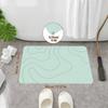 Super Absorbent Bathroom Anti-slip Mat 40x60cm Kitchen Floor Mat New Entrance Carpet