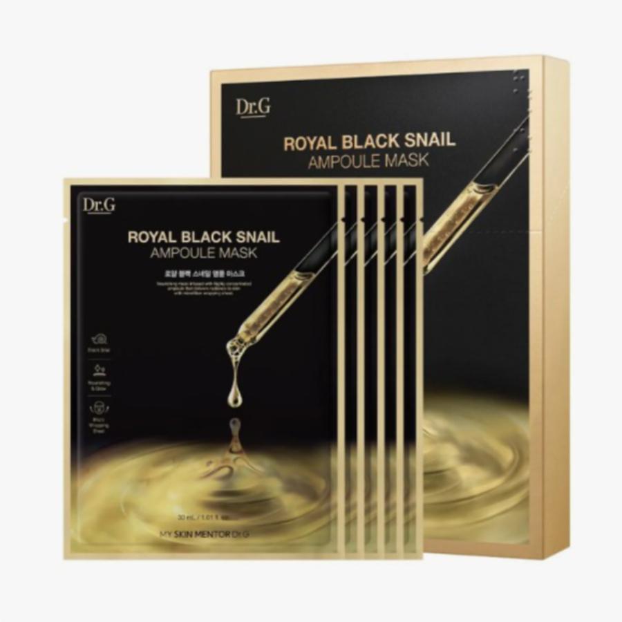 Dr.G _Royal Black Snail Ampoule Mask Sheet 30g_5P